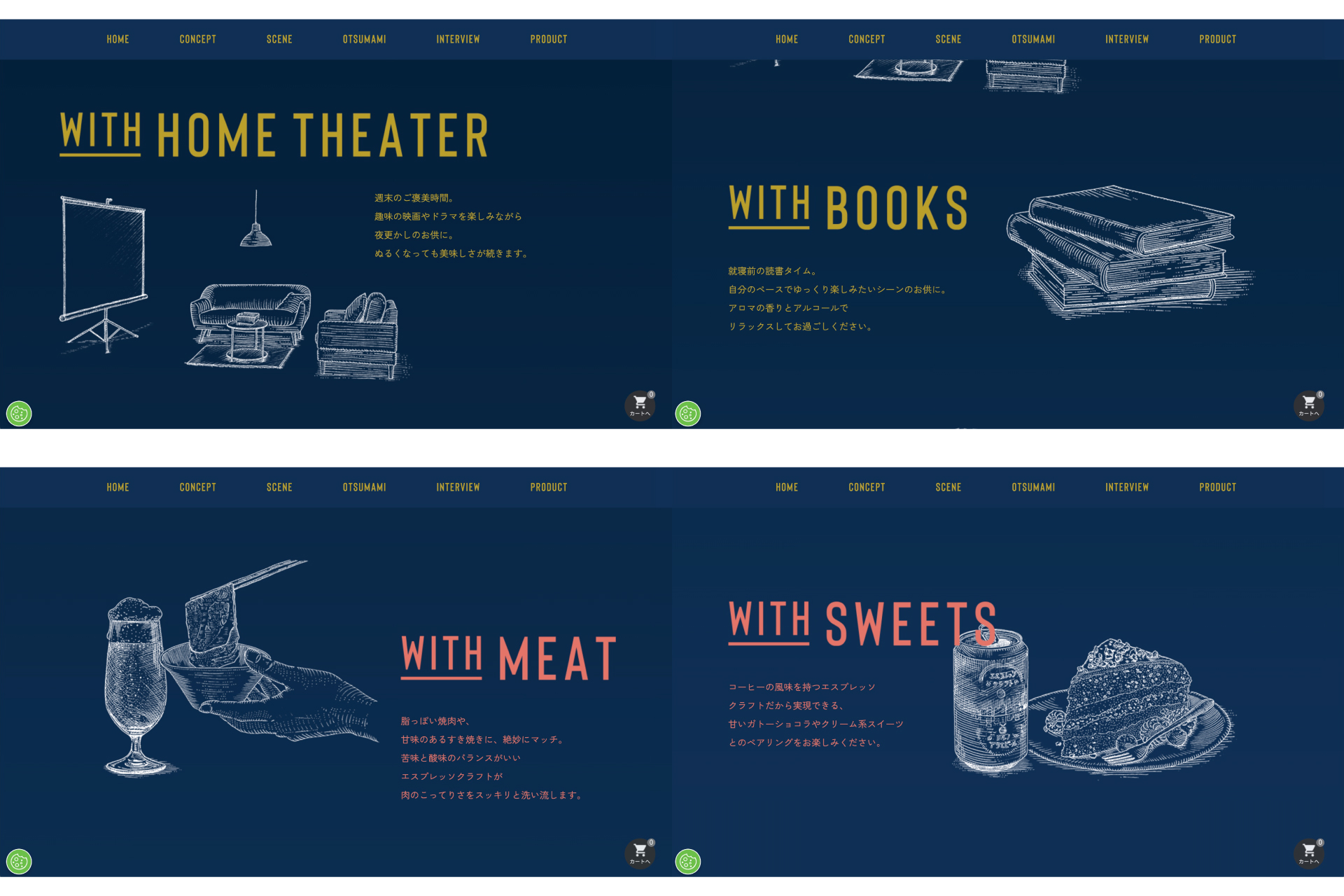 エスプレッソクラフト ヨルノアサヒ ｜ アサヒビール ｜ LP